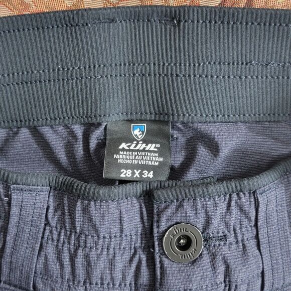 Kuhl Deceptr Pants Mens 28x31* Blue Hiking Outdoor Lightweight Elastic Waist - Picture 11 of 16